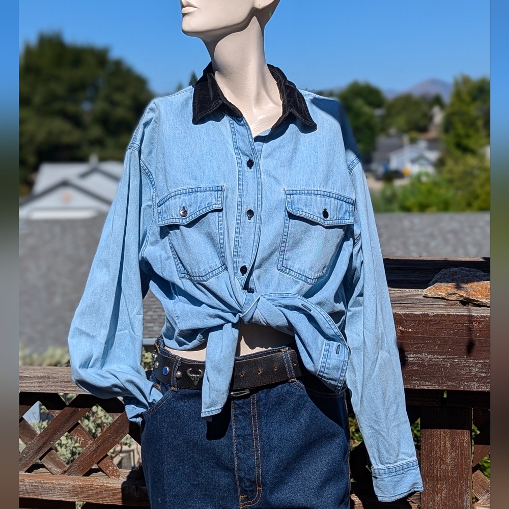 Denim Button Up